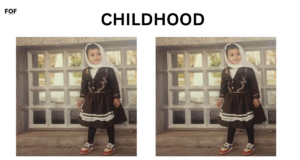 Syeda Tuba Anwar childhood photo