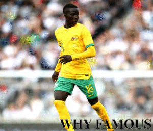 Garang Kuol in 2022 FIFA World Cup